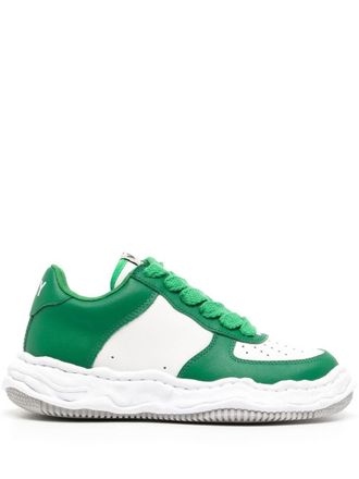 Miharayasuhiro Sneakers con inserti - Verde