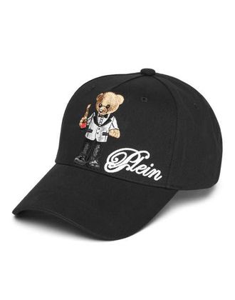 Philipp Plein Baseball Cap Teddy Bear Unisex in Black at Nordstrom, Size 00