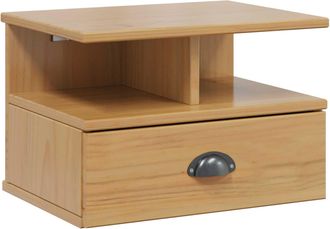 vidaXL Armario De Noche Hill Marr&oacute;n Miel 40 X 31 X 27 Cm Pino Macizo Vidaxl