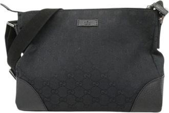 Gucci Pre-owned Cross Body Bags, female, Black, Size: ONE SIZE Pre-owned Vintage Shoulder Bag
