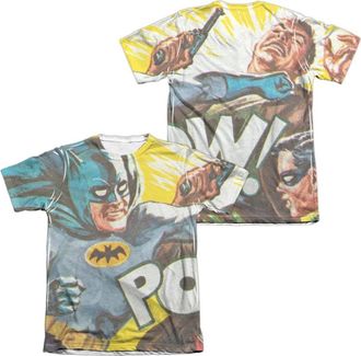 Gildan Batman Classic Tv On The Chin (Front/Back Print) Adult Poly/Cotton Short Sleeve Tee / T-Shirt