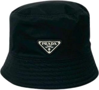 Prada Pre-owned Accessories, female, Black, Size: ONE SIZE Pre-owned Vintage Nylon Hat