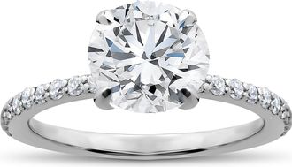 Pompeii3 1 3/4 ct Lab Grown Diamond Sophia Engagement Ring 14k White Gold Size: 5