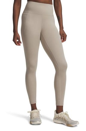 Under Armour Meridian Ankle Leggings in Timberwolf Taupe at Nordstrom, Size Xx-Large