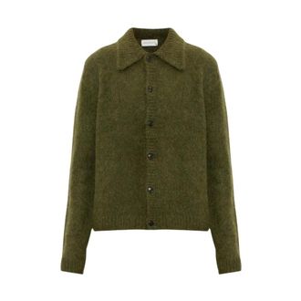 Dries Van Noten Mora Cardigan - - Knitwear - Uomo - Verde - M
