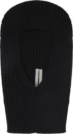Rick Owens Passamontagna a coste - Nero