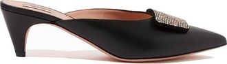 Bally Silvey 55 Pointed-Toe Leather Pumps
