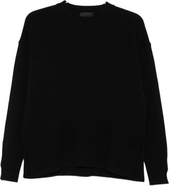 Roberto Collina Black Long-sleeved Sweater