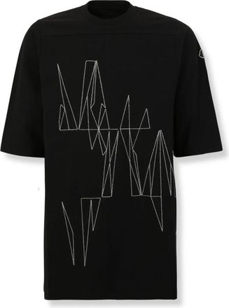 Moncler Jumbo SS T - Heren - T-shirts - Zwart - S - Katoen - Tops