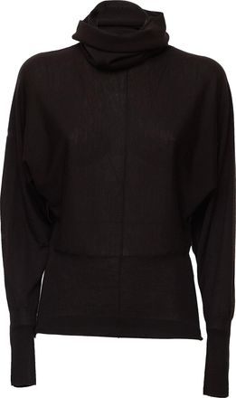 SOEUR Lindsay Boxy Drop-Shoulder Turtleneck Sweater