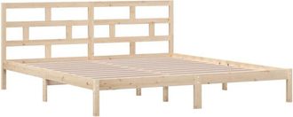 vidaXL Vidaxl - 3101198 Bed Frame without Mattress Solid Wood 140x190 cm (809997+814194)