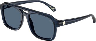 Moncler ME6024 VANTOS 304780 Mens Sunglasses Blue Size 56
