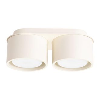 Sollux Lighting Plafone beige aluminio alt. 8 cm