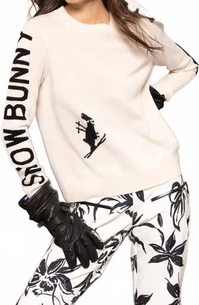 Lisa Todd Snow Bunny Sweater In Frosting