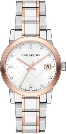 Burberry Bu 9127 Horloge - Dames - Horloges - Grijs - ONE Size - Accessoires