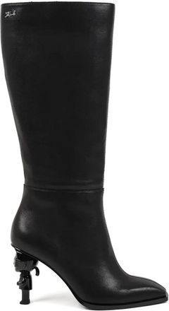Karl Lagerfeld Stivali Ikon NFT 80mm - Nero