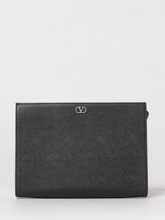 Valentino Garavani Pouch VLogo Signature Valentino Garavani in pelle a grana