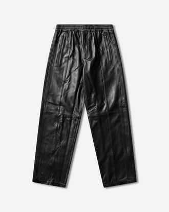 adidas A-TYPE Leather Firebird Track Pants Black