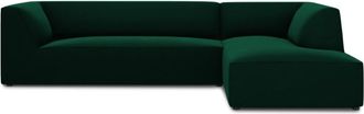 BLOOMINGLOFT 4-Sitzer Ecksofa Sao 273 x 180 cm, mit Samtbezug / Eckteil rechts