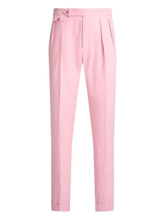 Polo Ralph Lauren Pantaloni in lino con pieghe - Rosa