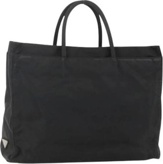 Prada Pre-owned Tote Bags, female, Black, Size: ONE SIZE Pre-owned Vintage Tote Bag