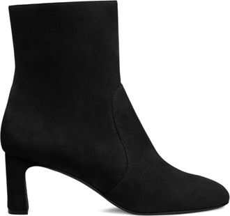 Stuart Weitzman 60mm Babette suede ankle boots - women - Suede/Leather/Leather - 40,5 - Black