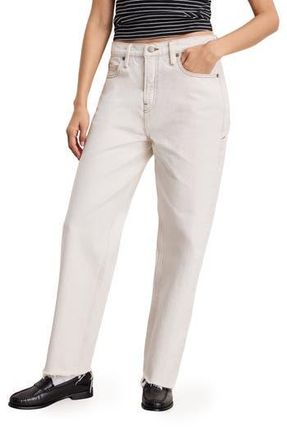 Good American Good Standard Straight Leg Jeans in Pearl001 at Nordstrom Rack, Size 14