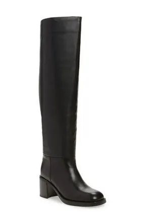 Jeffrey Campbell Vinyl Over the Knee Boot in Black at Nordstrom Rack, Size 8.5