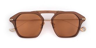 Eyepetizer Martin C.Q/Q-9-45 Mens Sunglasses Brown Size 50