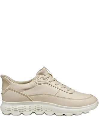 Geox Spherica Plus lace-up sneakers - women - Fabric/Rubber/Fabric - 36 - Neutrals
