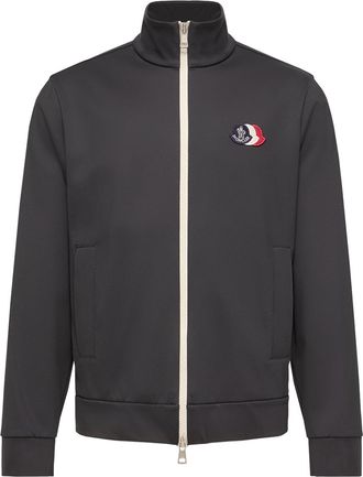 Moncler Moncler Tricolor Logo Zip-up Sweatshirt, Men, Blue, Size: 3xl