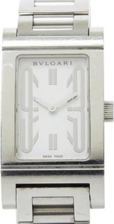 Bulgari Pre-owned Rt 39S Polshorloge - Dames - Vintage Horloges - Wit - ONE Size - Vintage