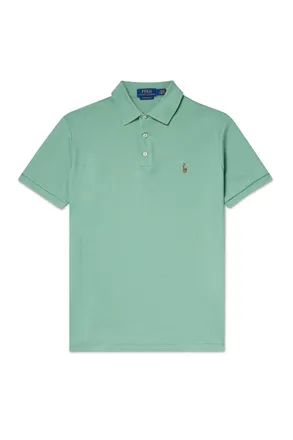 Polo Ralph Lauren Logo-Embroidered Cotton-Jersey Polo Shirt