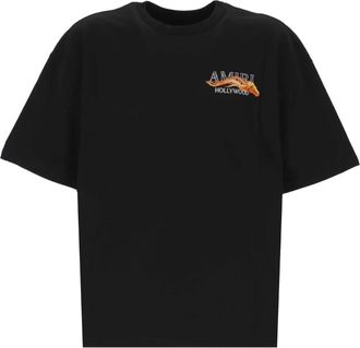 Amiri Hollywood T-shirt met grafische print - Zwart