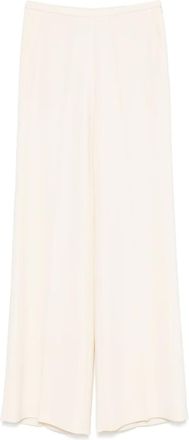 Forte_Forte Pantaloni a palazzo in crêpe - Toni neutri
