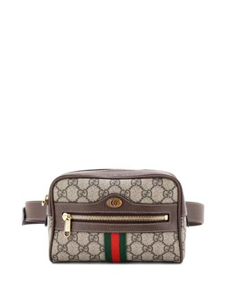Gucci Ophidia GG Coated Canvas Small belt bag - women - Fabric - One Size - Brown
