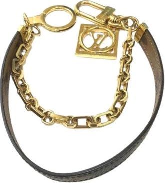 Louis Vuitton Pre-owned Sleutelhanger - Dames - Vintage Accessoires - Bruin - ONE Size - Vintage
