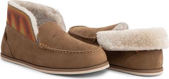 Hari Mari Alta Paloma Genuine Shearling Slipper in Pebble at Nordstrom, Size 11