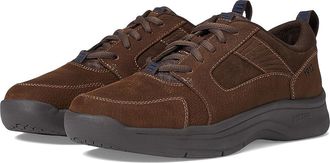 Nunn Bush MAC Moccasin Toe Oxford Mens Lace-up Boots Brown : 10 W (EE), Leather