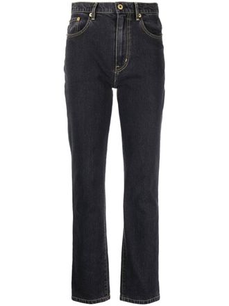 Kenzo Jeans met logopatch - Zwart