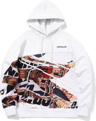 Li-Ning CF Series x Dunhuang Museum Crossover Pullover Couple Style White AWDQ676-1