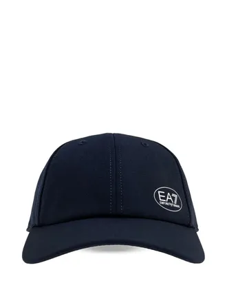 Emporio Armani logo baseball cap - unisex - Polyester - S - Blue