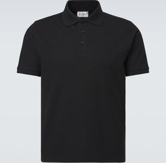 Saint Laurent Cotton-blend polo shirt