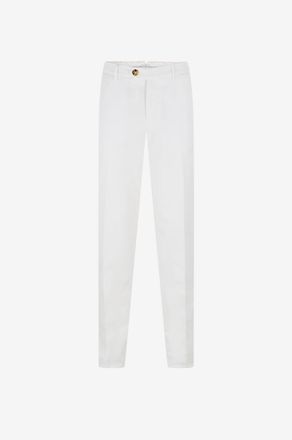 Brunello Cucinelli Schmale Chinohose aus Baumwollstretch Italian Fit