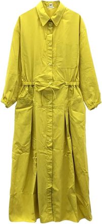 Hermès Abito con coulisse anni 2000 - Giallo