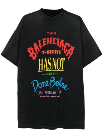 Balenciaga Not Been Done katoenen T-shirt - Zwart