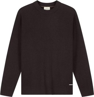 Dstrezzed Dstrezzed - Oscar Rib Mockneck - Heren - Truien - Bruin - Maat: S Katoen