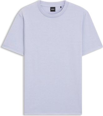 BOSS Bubble-structure T-shirt in cotton
