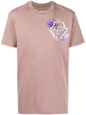 Philipp Plein T-shirt con stampa - Marrone