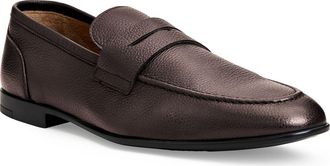 Bruno Magli Lastra Penny Loafer in Brown Tumbled at Nordstrom, Size 10.5